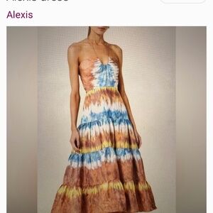 Alexis Tiered Halter Dress